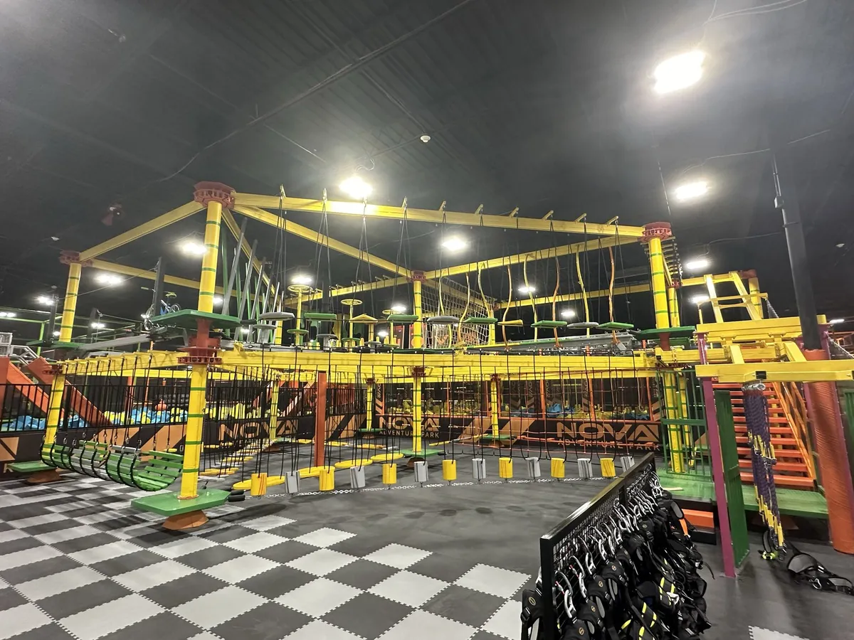 Ropes course at Nova Adventure Park